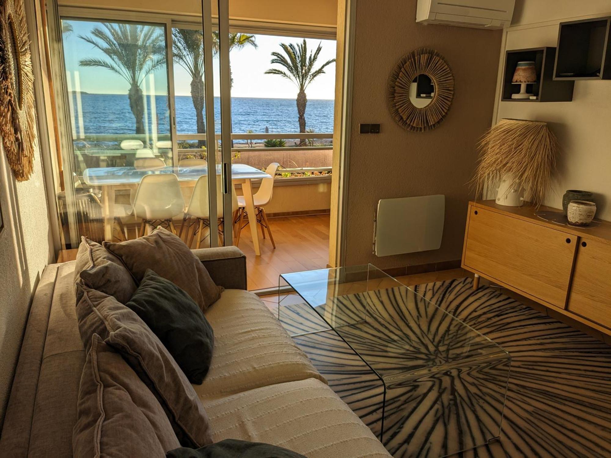 "Le Palmier Dore", Cosy T3 A 3 Minutes A Pied Des Plages, Parking Et Clim Sanary-sur-Mer Εξωτερικό φωτογραφία